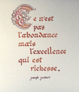 Calligraphie Danielle Riche