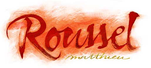 Calligraphie de Nathalie Tousnakhoff